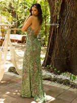 Primavera Couture Beaded Long Dress 3211