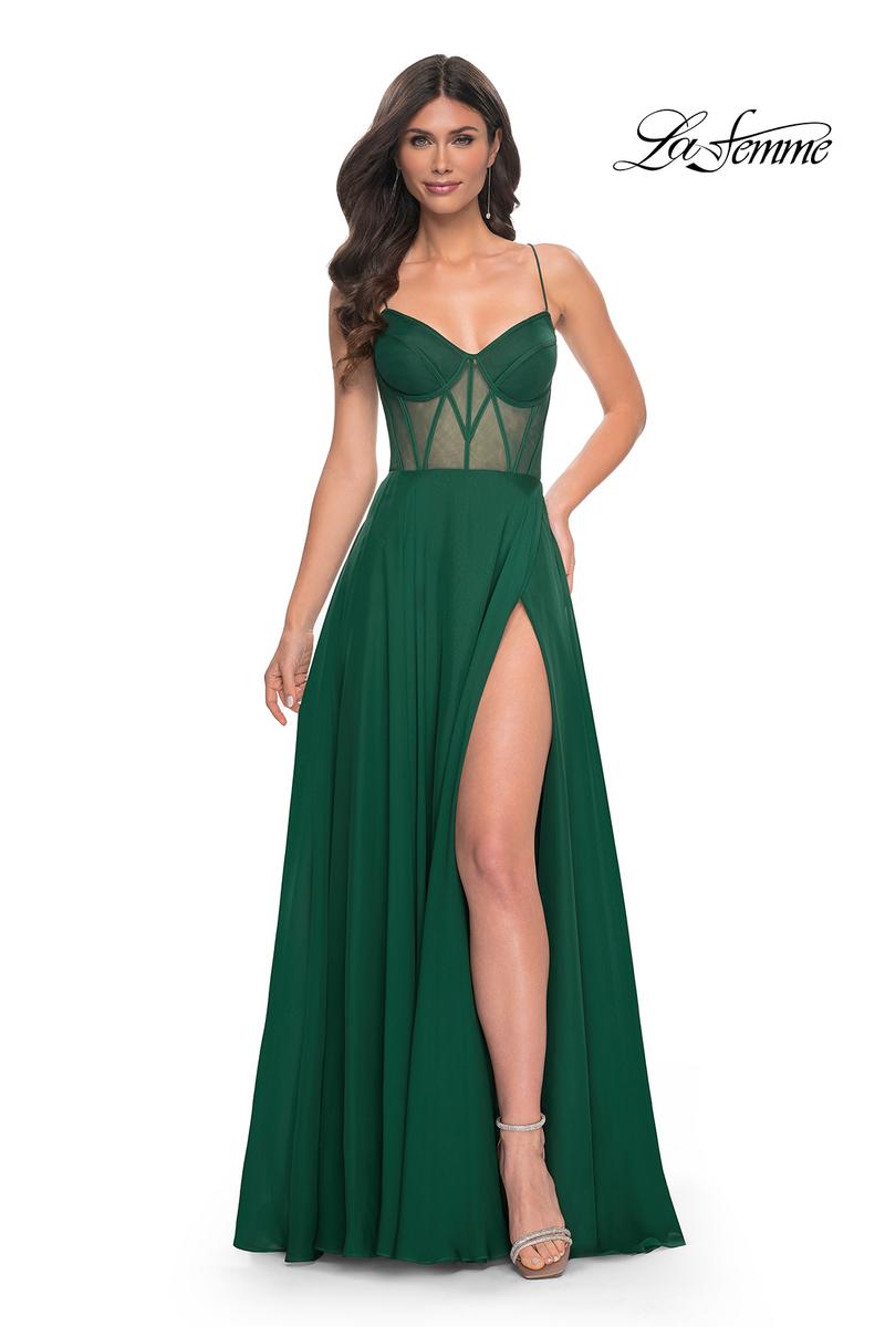 La Femme Dress 32296 - Black La Femme Dress 32296 - Black