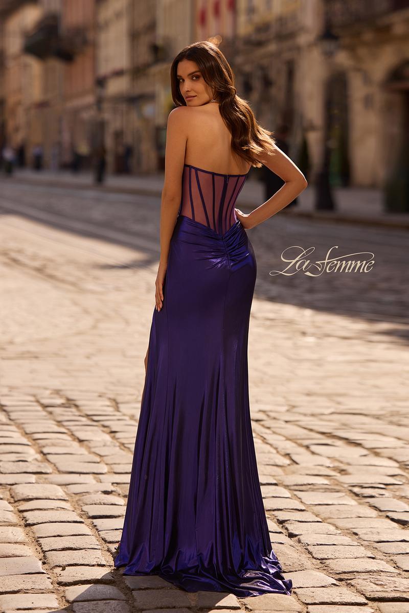la femme purple prom dress La Femme 33551 Dress | La Femme Dresses