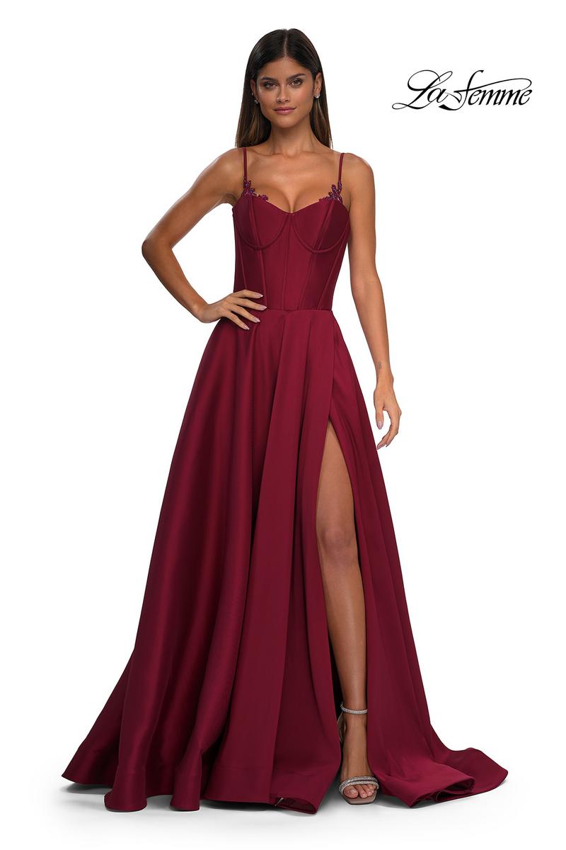 lomotif evening dress La Femme Dress 33398