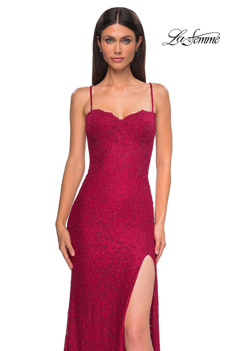 la femme red sequin dress Prom Dress Style #31291