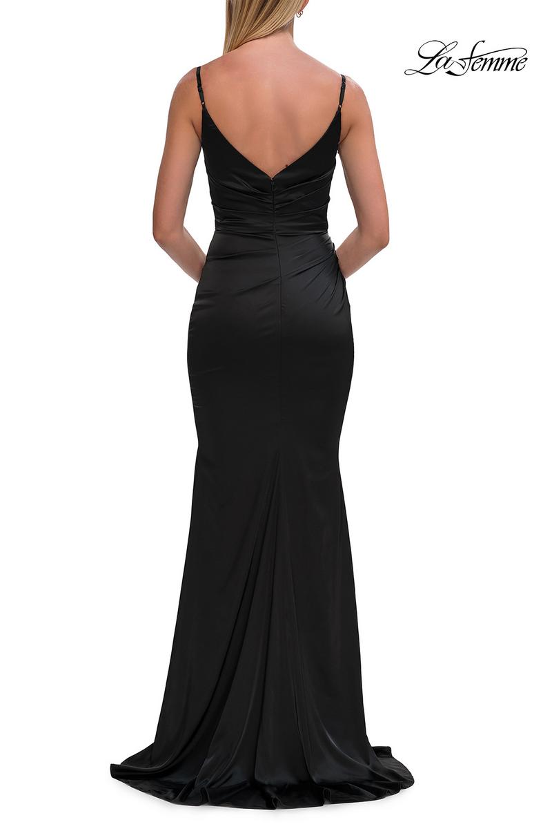 La Femme Satin Long Dress 33421