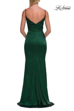 La Femme Satin Long Dress 33421