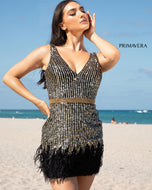 Primavera Couture Short Dress 3521