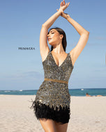 Primavera Couture Short Dress 3521