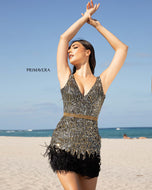 Primavera Couture Short Dress 3521