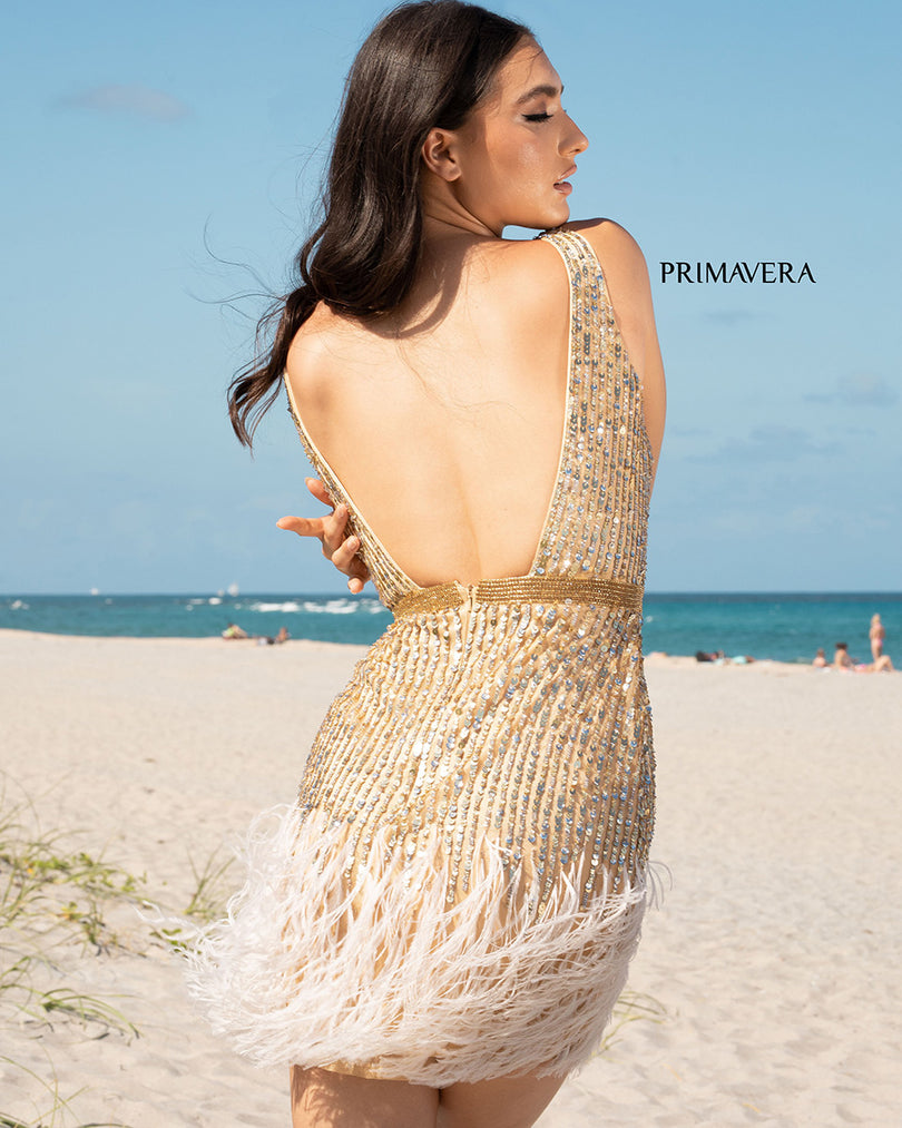 Primavera Couture Short Dress 3521