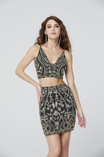 Primavera Couture Short Dress 3550