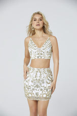 Primavera Couture Short Dress 3550