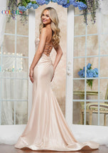 Colors Tight Embellished Prom Dress 3562