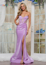 Colors Tight Embellished Prom Dress 3562