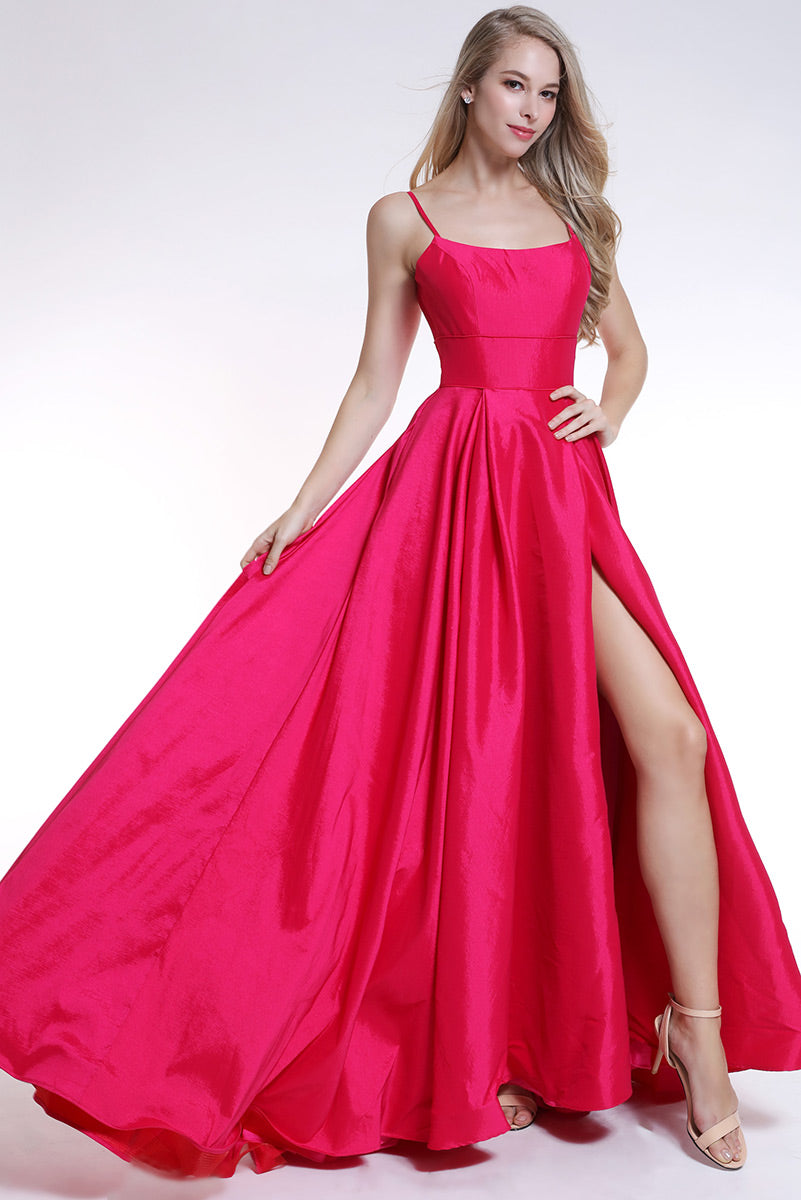 Ava Presley Satin A-Line Prom Dress 35738