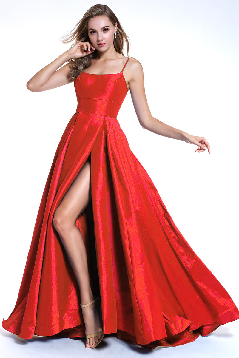 Ava Presley Satin A-Line Prom Dress 35738