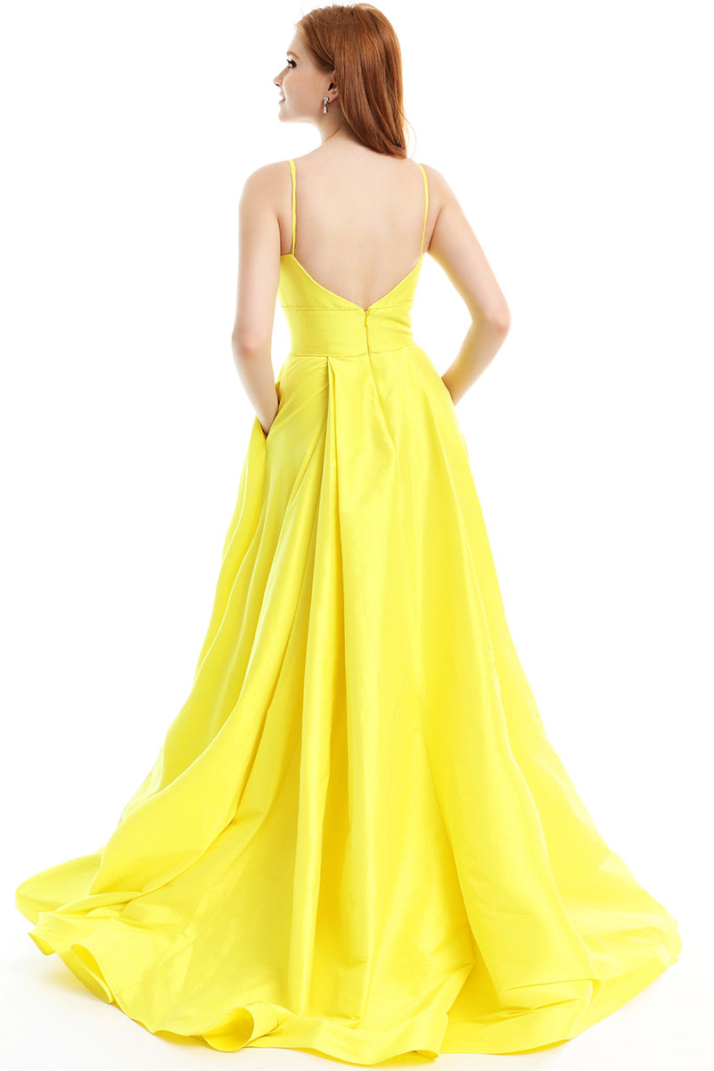 Ava Presley Satin A-Line Prom Dress 35738