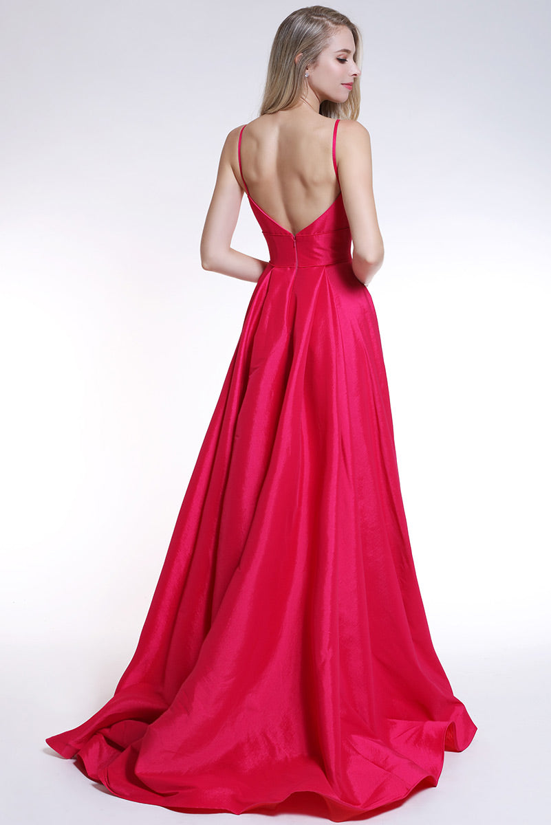 Ava Presley Satin A-Line Prom Dress 35738
