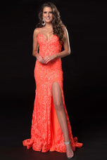Ava Presley Sequin Fitted Prom Dress 36004