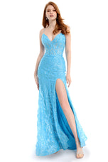 Ava Presley Sequin Fitted Prom Dress 36004