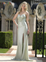 Colors Dress Beaded Lace Corset Prom Dress 3704