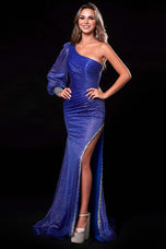 Ava Presley Fitted One Shoulder Sleeve Dress 37306