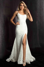 Ava Presley Fitted Prom Dress 37317