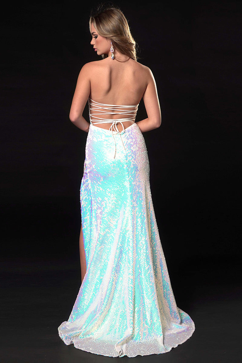 Ava Presley Double Slit Prom Dress 37335