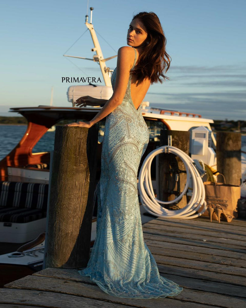Primavera Couture Long Dress 3733