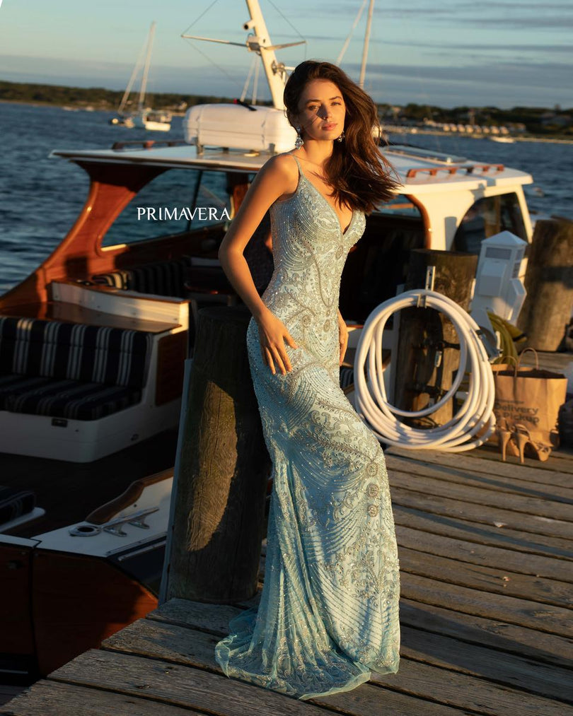 Primavera Couture Long Dress 3733