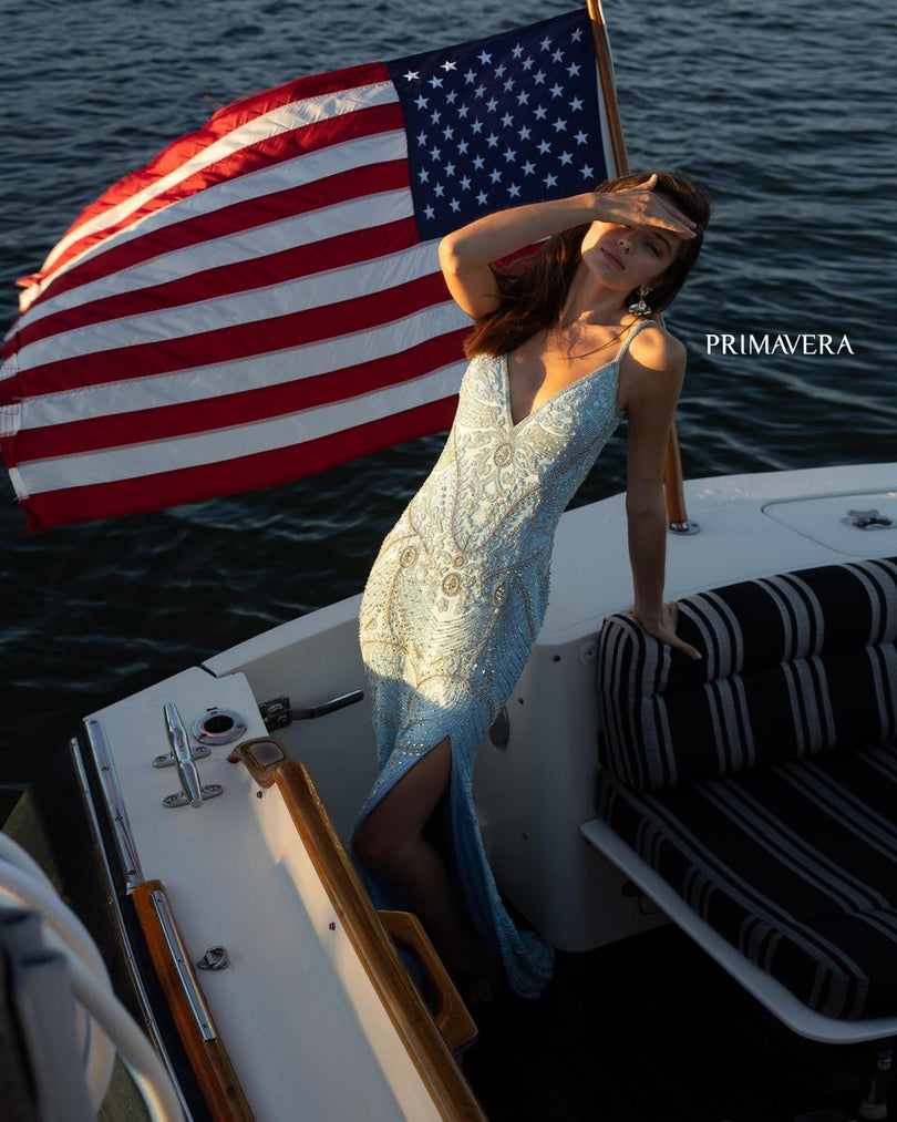 Primavera Couture Long Dress 3733