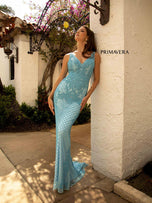 Primavera Couture Long Dress 3741