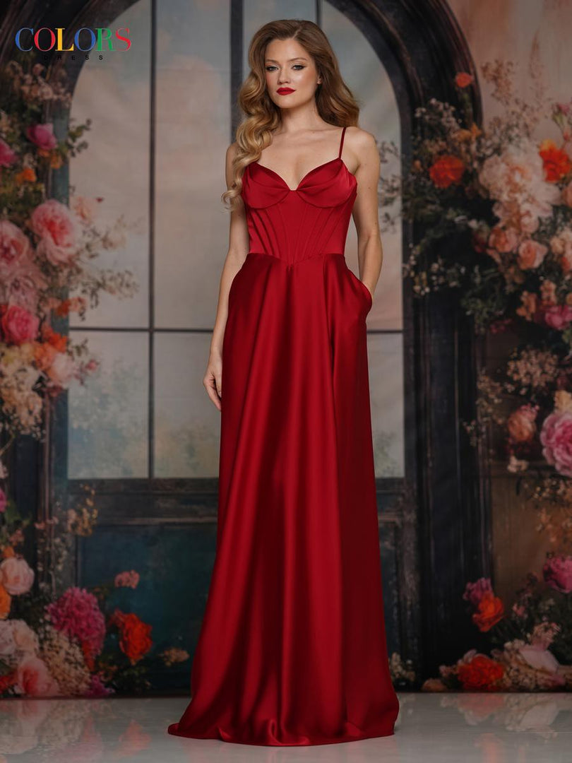 wine red colour dress Colors Dress Strap Satin A-Line Prom Dress 3743