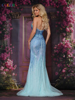 Colors Dress Side Illusion Prom Dress 3753