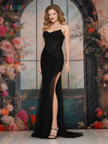 Colors Dress Corset Fitted Prom Dress 3754