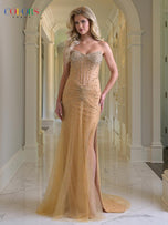 Colors Dress Corset Fitted Prom Dress 3754