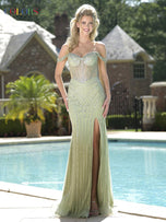 Colors Dress Off The Shoulder Fitted Prom Dress 3760