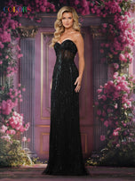 Colors Dress Strapless Beaded Prom Dress 3765