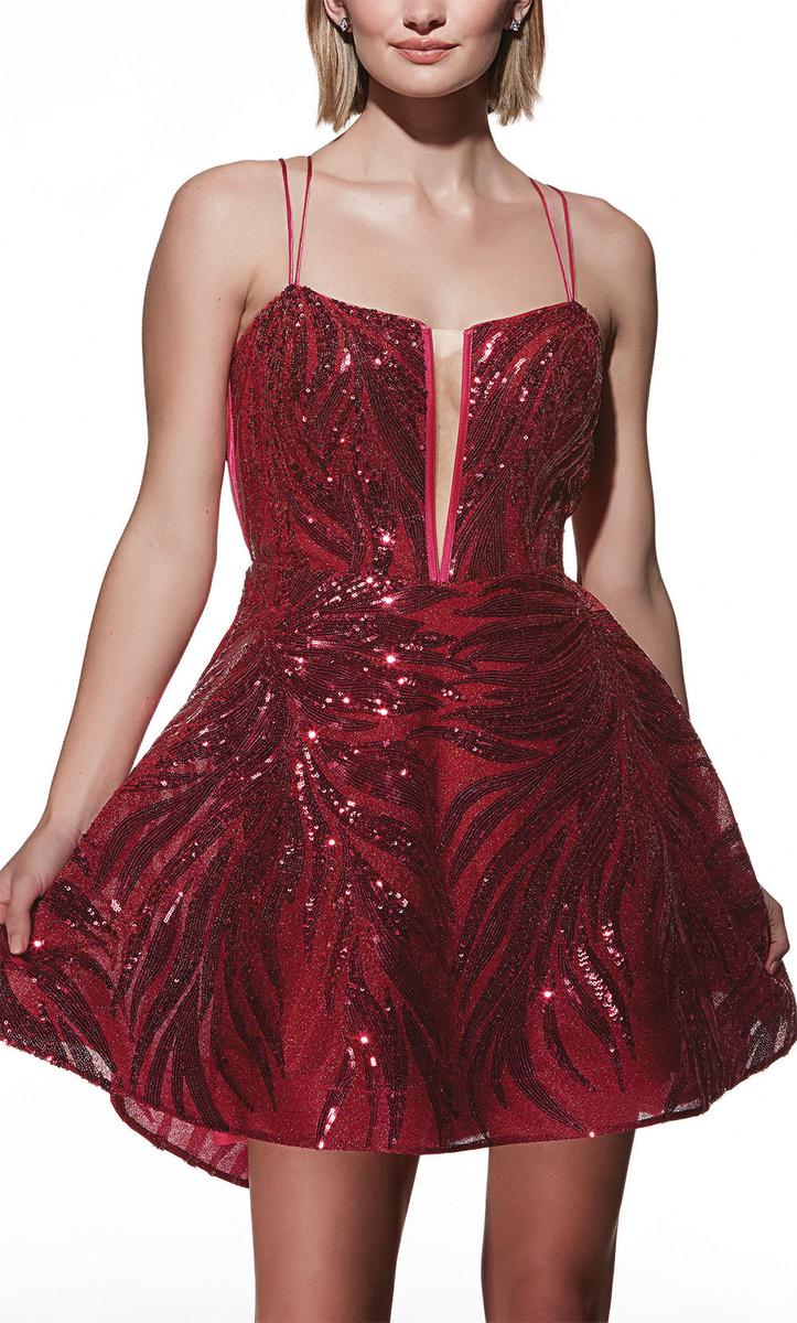 Alyce Paris A-Line Sequin Homecoming Dress 3783 Alyce Paris A-Line Sequin Homecoming Dress 3783