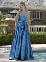 Colors Dress Metallic A-Line Prom Dress 3793