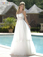 Colors Dress A-Line Beaded Lace Prom Dress 3799