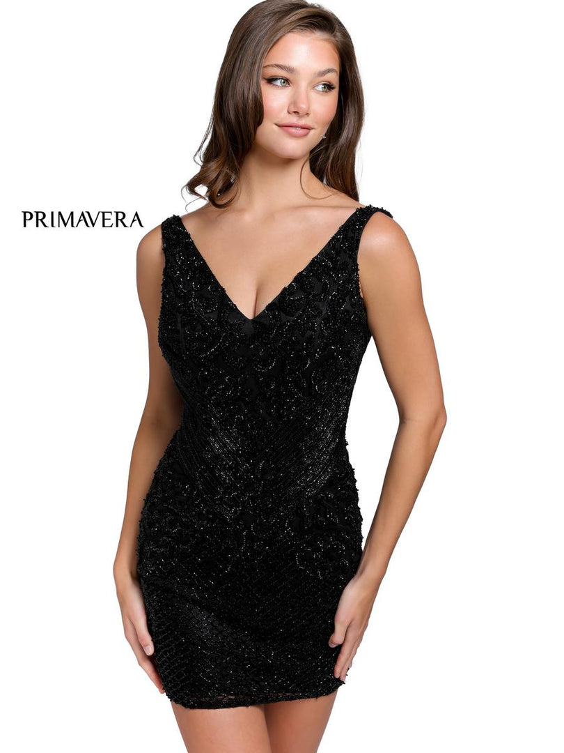 Primavera Couture Short Dress 3802