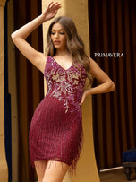 Primavera Couture Short Dress 3805