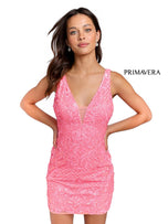 Primavera Couture Short Dress 3806