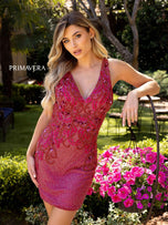 Primavera Couture Short Dress 3807