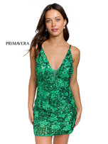 Primavera Couture Short Dress 3808