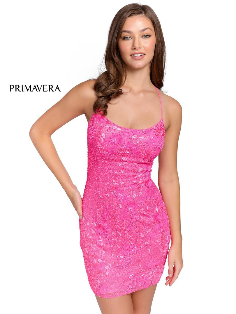 Primavera Couture Beaded HoCo Dress 4425