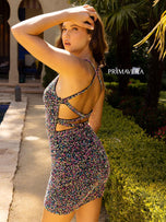 Primavera Couture Short Dress 3824