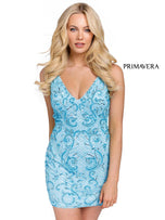 Primavera Couture Short Dress 3825