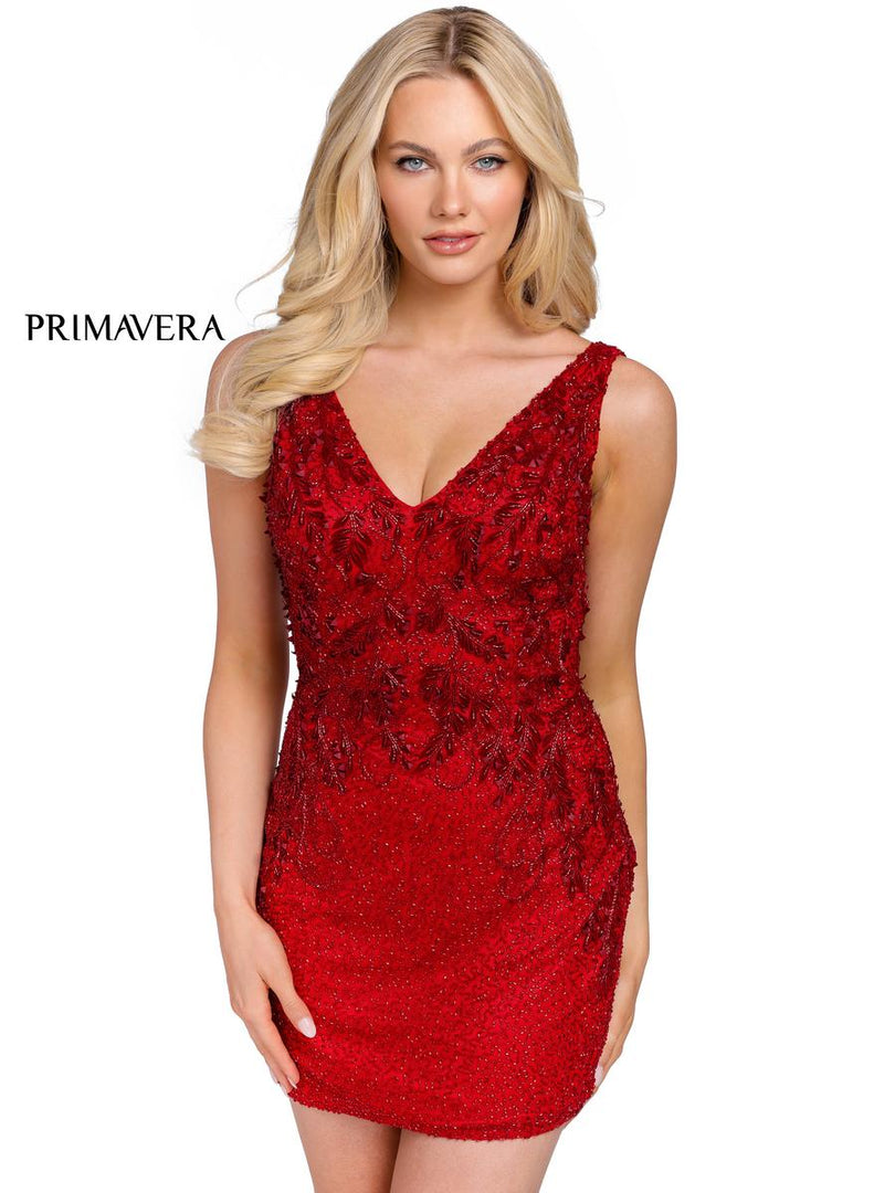 Primavera Couture Short Dress 3826