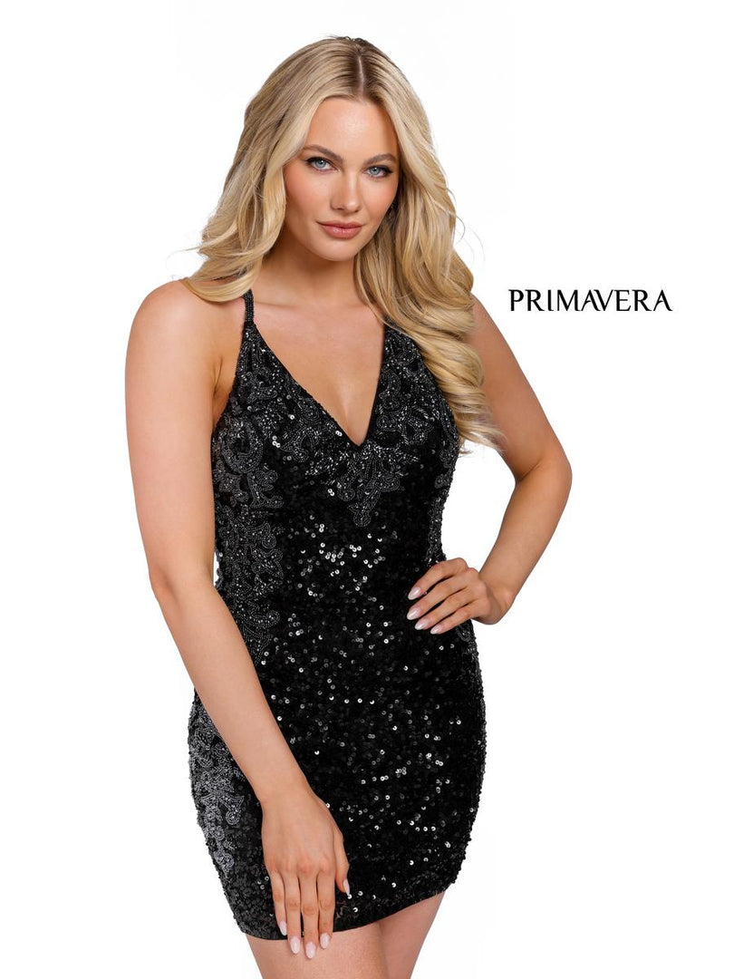 Primavera Couture Short Dress 3831