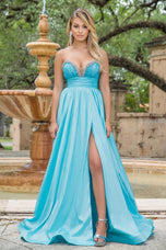 Ava Presley Strapless A-Line Prom Dress 38337