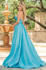 Ava Presley Strapless A-Line Prom Dress 38337